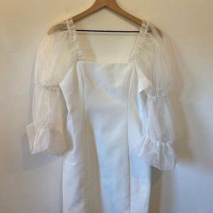 White Revolve Bachelorette/Groom's Dinner Dress